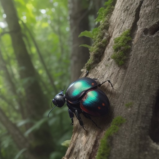 【カブトムシ】種類と見分け方 | 夏の森で探すポイント をイメージした 夏、森 の写真