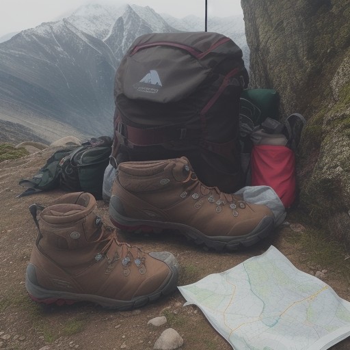 【登山装備】初心者が揃えたい道具 | 山歩きの準備リスト をイメージした 山、ハイキング、登山道 の写真