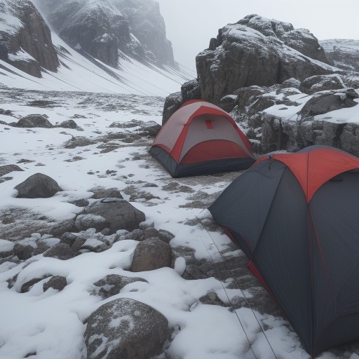 【登山】天候の変化によるリスク | 安全な下山への判断基準 をイメージした 山 の写真