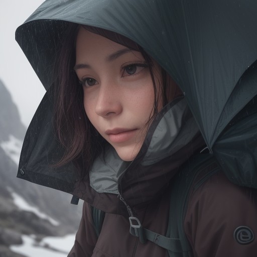 【防水ジャケット】軽量モデルの選び方 | 雨の日の登山での使い心地 をイメージした 山、山、山 の写真