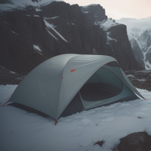 【防水ジャケット】軽量で防風性能がある一着 | 山行での活用法 をイメージした 山、冬 の写真