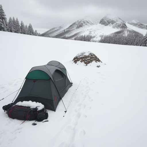 【雪山登山】天候予報での判断 | 路面の状況と装備の選び方 をイメージした 雪景色、山、雪景色、山、雪景色 の写真