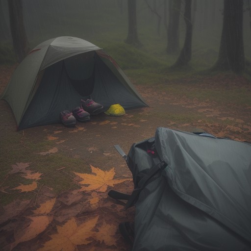 【雨の登山】降水量の数値で使い分ける傘 | 山での天候への備え方 をイメージした 秋、山 の写真