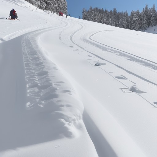 【スキー教室】冬のゲレンデで基礎を身につける | 技術向上のためのコツ をイメージした 冬、雪景色 の写真