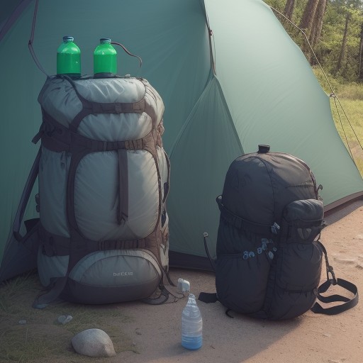 【ハイドレーションホルダー】重量を減らすギア選び | 登山中の水分補給 をイメージした 夏、ハイキング の写真
