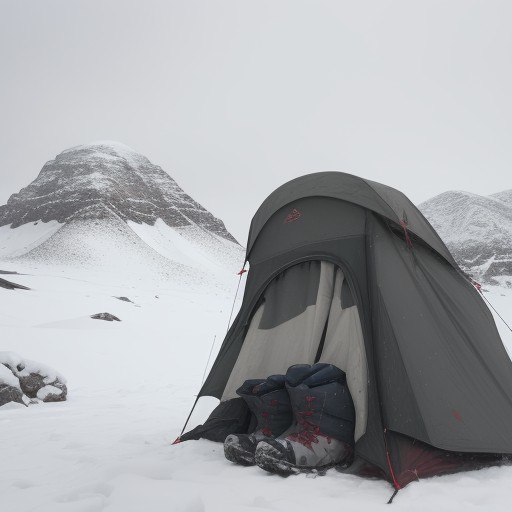 【山の気温】冬の寒さと積雪量 | 雪山を歩くための服装と装備対策 をイメージした 冬、雪景色、山 の写真