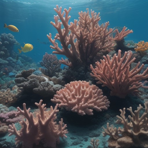【熱帯魚】サンゴ礁の海を泳ぐ姿 | 海洋生物の多様性を観察する をイメージした 夏 の写真