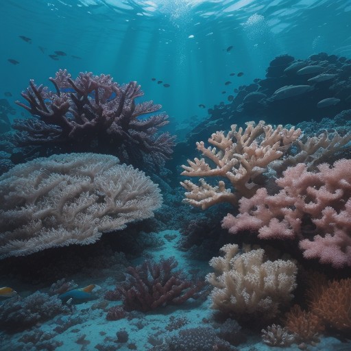 【サンゴ礁】泳ぐ海洋生物の集まり | 生物多様性を観察するダイビングツアー をイメージした自然風景の写真