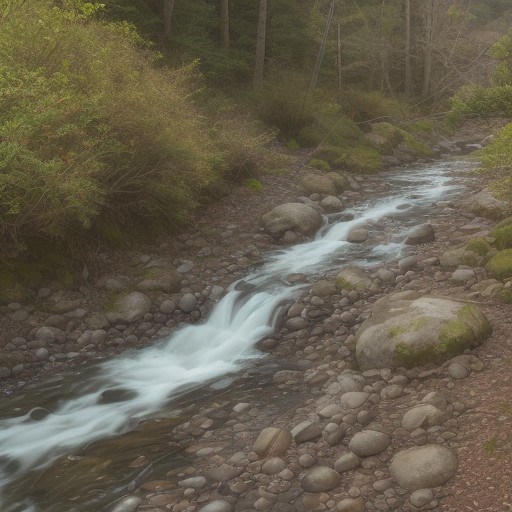 【渓流釣り】ルアー選びと道具の揃え方 | 山奥の流れで魚を追いかける をイメージした 山 の写真