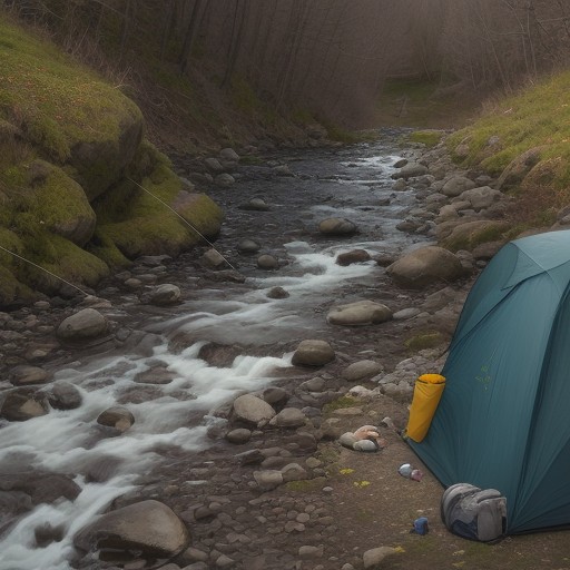 【ルアーフィッシング】揃えたい基本の道具選び | 山の渓流で狙う魚 をイメージした 春、山 の写真