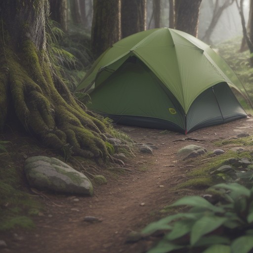 【新緑】山道を歩く植物の観察 | 季節の変化を感じる登山道 をイメージした 春、冬、登山道、ハイキング の写真