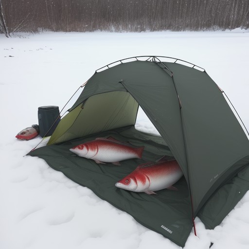 【フィッシングギア】魚を誘うエサの選び方と使い分け | 冬の湖での準備 をイメージした 冬、湖 の写真