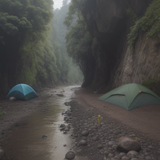 【急流対策】堤防での土砂崩れへの備え | 川沿いのルート選びと注意点 をイメージした 川 の写真