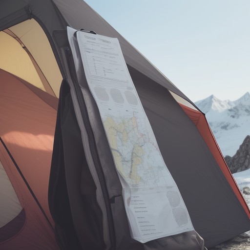 【安全対策】登山での避難訓練 | 山道からの脱出ルートを確認する をイメージした 秋、山 の写真