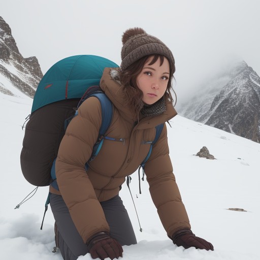 【保温対策】冬の登山で体温を維持する方法 | 服装と装備の選び方 をイメージした 冬、山、登山道 の写真