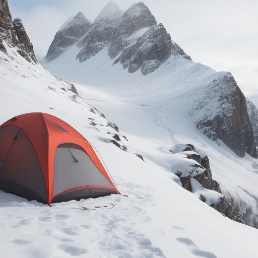 【遭難防止】登山の持ち物リストとルート計画の立て方 | 冬の山での備え をイメージした 冬、雪景色、山、雪景色 の写真
