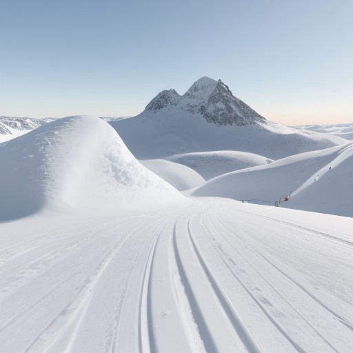 【スノーボード】速度が出る雪質 | ゲレンデ選びのポイント をイメージした 雪景色、雪景色、雪景色、雪景色 の写真