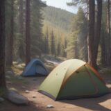 【UVカットシャツ】夏の山歩きで紫外線を防ぐ | 肌を守る装備 をイメージした 広角の風景、ハイキング、夏 の写真