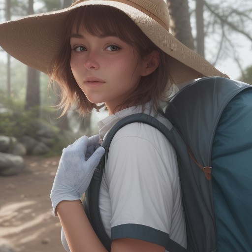 【UVカットシャツ】夏の山歩きで紫外線を防ぐ | 肌を守る服装の選び方 をイメージした 夏、ハイキング の写真