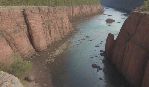 【川の浸食】水の力で削り出された岩場 | 川の流れが変えた地形