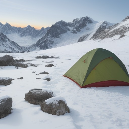 【登山】気温の変化による体調への影響 | 事故を防ぐための装備と準備 をイメージした 広角の風景、山 の写真
