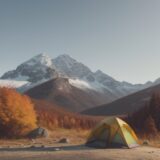 【山の装備】地図の選び方と使い方 | 紅葉の山道を歩くための持ち物リスト をイメージした 広角の風景、山、ハイキング、秋 の写真