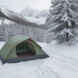【登山服装】冬山の寒さを防ぐ選び方 | 機能性を活かした重ね着の基本 をイメージした 広角の風景、ハイキング、山、冬 の写真