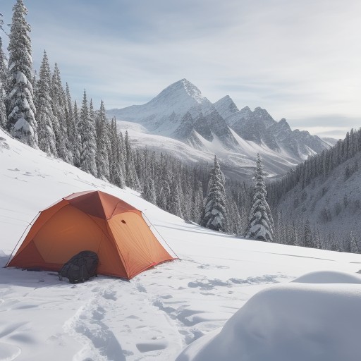 【装備チェックリスト】登山前の点検整備 | 冬の雪山へ出発する前の準備 をイメージした 広角の風景、山、冬 の写真