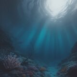 【マリンフォト】水底の生物を撮影 | 海中で出会った魚たちの姿 をイメージした 広角の風景 の写真