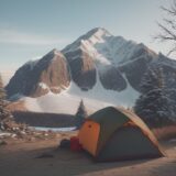 【登山】秋の最適期に合わせた装備の準備 | 山の天気を確認するタイミング をイメージした 広角の風景、山、秋、山 の写真