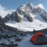 【登山】山でのトラブルへの対処 | 情報収集から避難までの流れ をイメージした 広角の風景、山、山 の写真