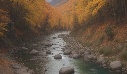【渓流釣り】秋の山道を歩いて | 紅葉が色づく川で一匹を狙う