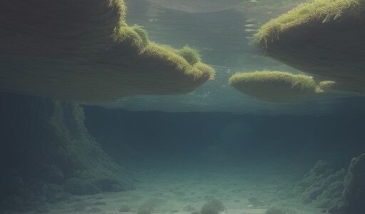 【沈水植物】川底に広がる緑の群生 | 水中の様子を写真で記録する