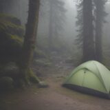 【防水ジャケット】登山の雨よけ | 体温を維持して濡れを防ぐ選び方 をイメージした 広角の風景、ハイキング の写真