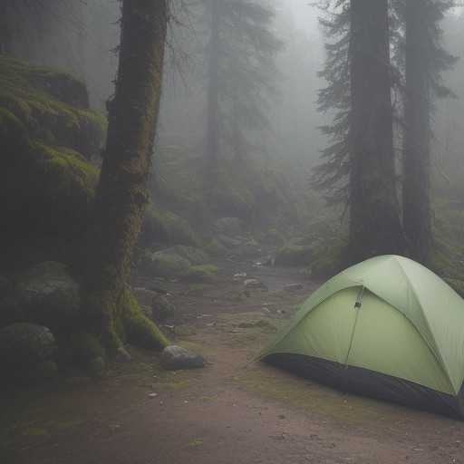 【防水ジャケット】登山の雨よけ | 体温を維持して濡れを防ぐ選び方 をイメージした 広角の風景、ハイキング の写真