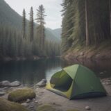 【魚類】森の中の川に住む生き物 | 水辺でつながる生命の仕組みと役割 をイメージした 広角の風景、森、川 の写真