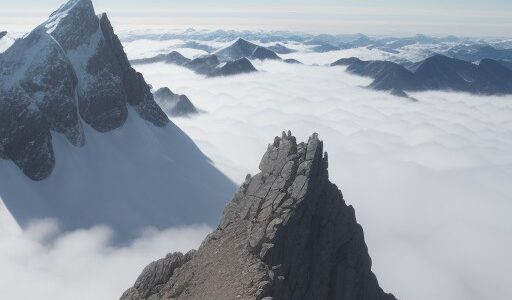 【登山】山頂へ到達した瞬間の達成感 | 足元に広がる雲海と空の青さ