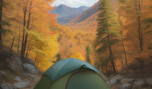 【登山地図】山頂へ向かうルートの確認 | 紅葉の中を歩くハイキングコース