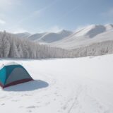【雪山スキー】北海道のパウダースノー | 雪質に合わせた板と装備の選び方 をイメージした 広角の風景、山、雪景色、雪景色 の写真