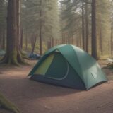 【キャンプ道具】環境への影響を抑える選び方 | 森の自然を守る習慣 をイメージした 広角の風景、森 の写真