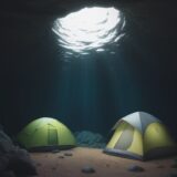 【水中カメラ】深海での光の捉え方 | 明るさを確保するための撮影設定 をイメージした 広角の風景 の写真
