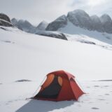 【ザイル】強度と耐久性の確認方法 | 雪山での登山装備の選び方 をイメージした 広角の風景、山、雪景色、山 の写真
