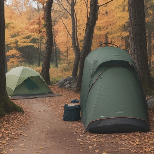 【バックパック】収納力と多機能の選び方 | 秋の山歩きでの荷物整理 をイメージした 広角の風景、ハイキング、秋 の写真