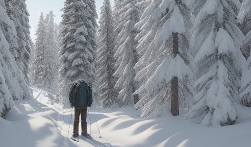 【スノーシュー】冬の森で雪道を歩くコース選び | 服装と持ち物の準備