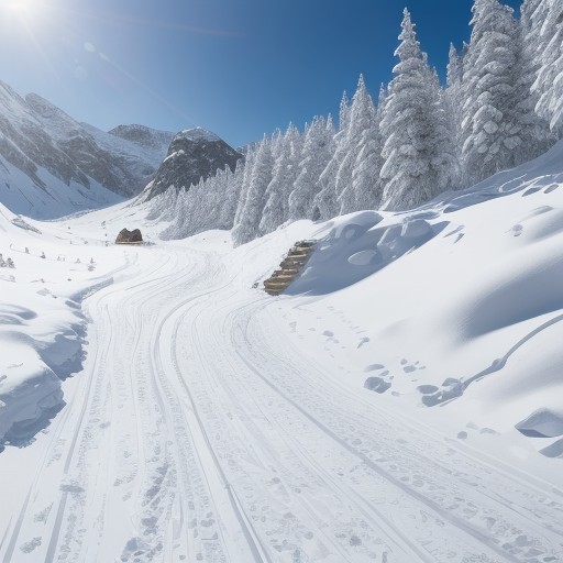 【スノーボード】急斜面のコースを滑るスリル | 冬の雪山での体験 をイメージした 広角の風景、雪景色、山、冬 の写真