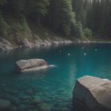 【シンクロナイズドスイミング】水中の調和を作る方法 | フィンの使い方と体の動かし方 をイメージした 広角の風景 の写真