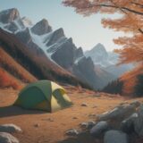 【登山】ハイキングに向く秋の時期 | 行き先のルート選びと装備の準備について をイメージした 広角の風景、山、ハイキング、秋 の写真