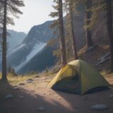 【バックパック】軽量化のコツ | 夏の山歩きで使う道具のパッキング術 をイメージした 広角の風景、ハイキング、夏 の写真