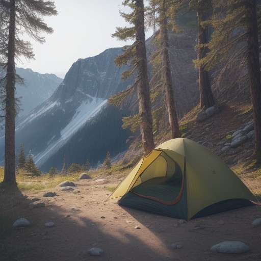 【バックパック】軽量化のコツ | 夏の山歩きで使う道具のパッキング術 をイメージした 広角の風景、ハイキング、夏 の写真