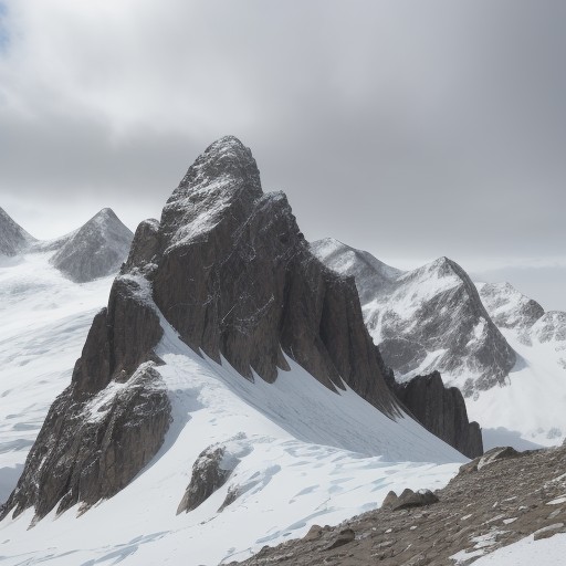 【登山】天候によるリスクを避ける方法 | 天気予報の読み方と安全対策 をイメージした 広角の風景、山 の写真